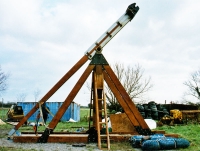 Human Catapult (Trebuchet) - extreme sport activity