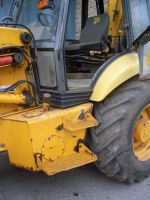 JCB 3CX Excavator and Manitou 524 Telehandler