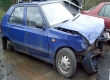 Skoda Felicia rear wheel loss - motorway traffic incident