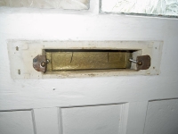 Letter box - front door