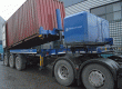 Trailer (Skeletal) with bulk discharge system